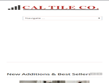 Tablet Screenshot of caltileco.com